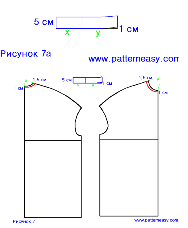 Выкройка детской рубашки-туники Тео