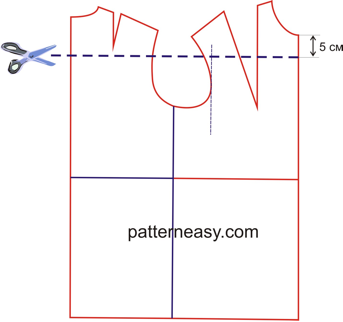 Выкройка блузы с открытыми плечами фото