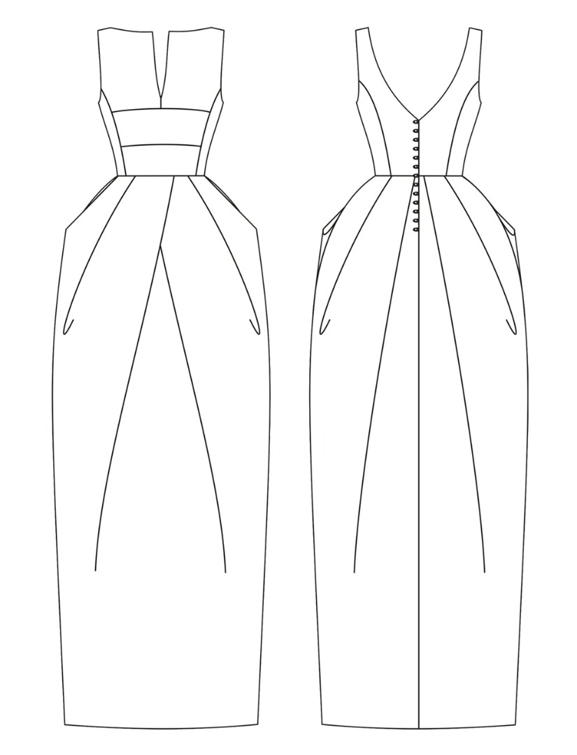 Платье для торжеств. Инструкция по пошиву фото