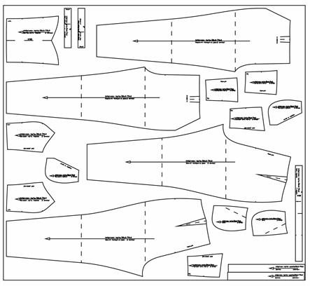 Выкройка приталенного комбинезона фото