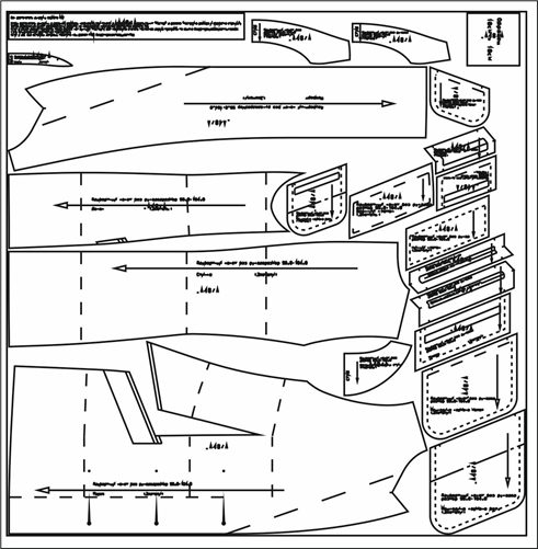 Двубортный жакет без рукавов. Инструкция по распечатке выкроек и последовательность пошива. фото