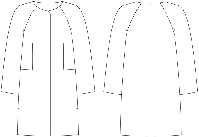Пальто-кокон. Инструкция по пошиву фото