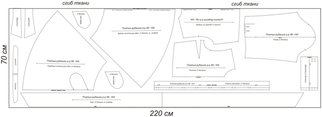 Платье-рубашка. Инструкция по распечатке выкроек и пошиву фото