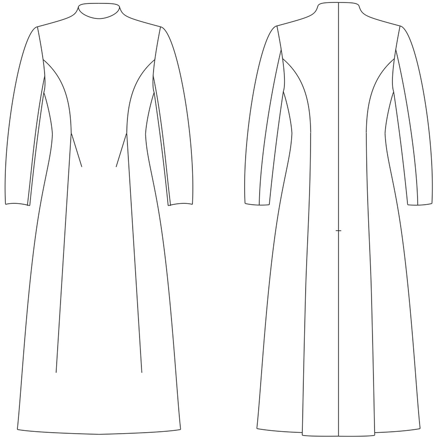 Выкройка платья с вышивкой (р-р 40-60) фото