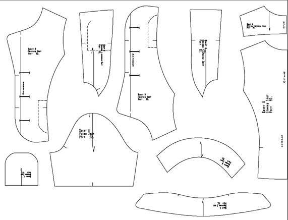 Выкройки жилетов длинных