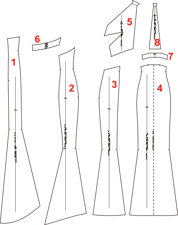 Выкройки платьев для женщин: скачать готовую выкройку платья в натуральную величину, размеры