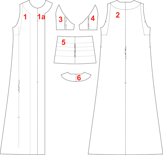 Платье и туника. Инструкция по распечатке выкроек и пошиву фото