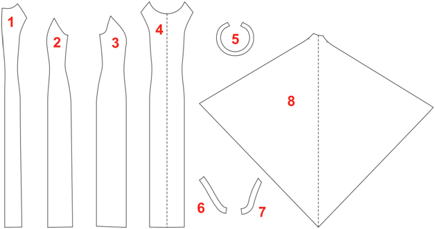 Вечернее платье. Инструкция по распечатке выкроек и пошиву фото