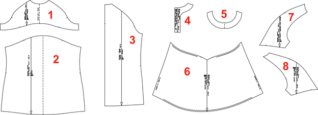 Блузка с рукавом-фонариком. Инструкция по распечатке выкроек и последовательность пошива фото