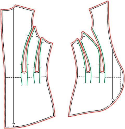 Выкройка приталенного жакета фото