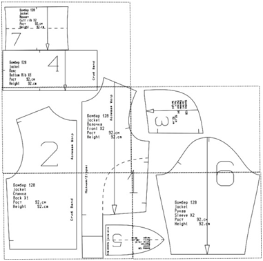 Выкройка детского бомбера (рост 68-128) фото