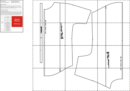 Мужская футболка. Инструкция по распечатке выкроек и пошиву фото