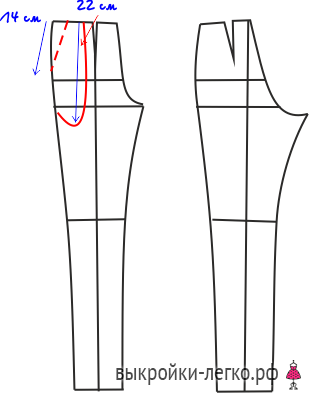 Как сшить брюки фото