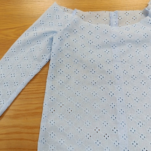 Как сшить блузу с воланом для девочек. Фото-мастер-класс. фото