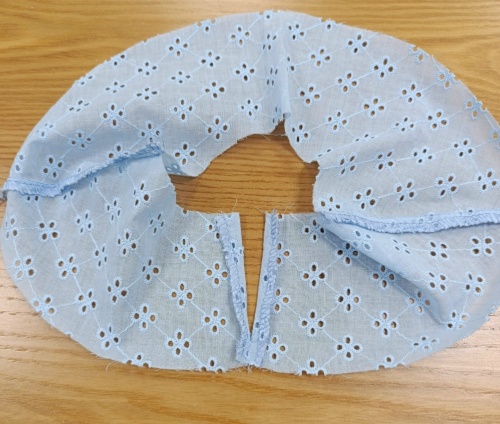 Как сшить блузу с воланом для девочек. Фото-мастер-класс. фото