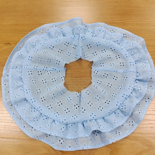 Как сшить блузу с воланом для девочек. Фото-мастер-класс. фото