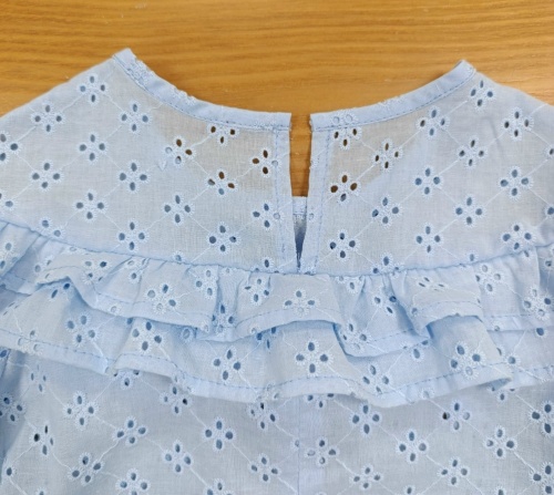 Как сшить блузу с воланом для девочек. Фото-мастер-класс. фото