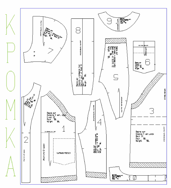 Куртка на мальчика выкройка