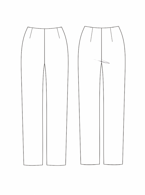 Широкие брюки женские с высокой талией выкройка