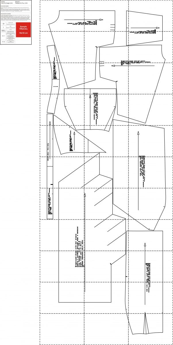 Платье. Инструкция по пошиву и печати выкроек фото