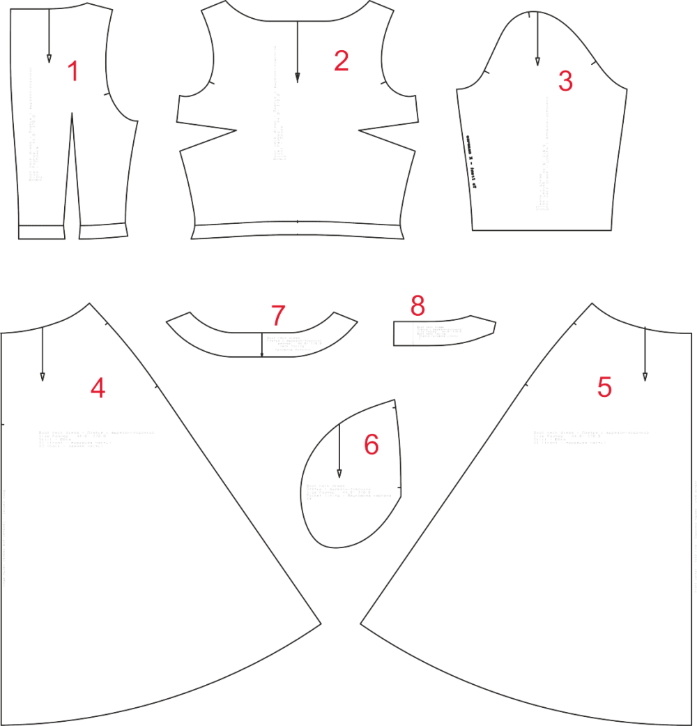 Выкройки с вырезом лодочка