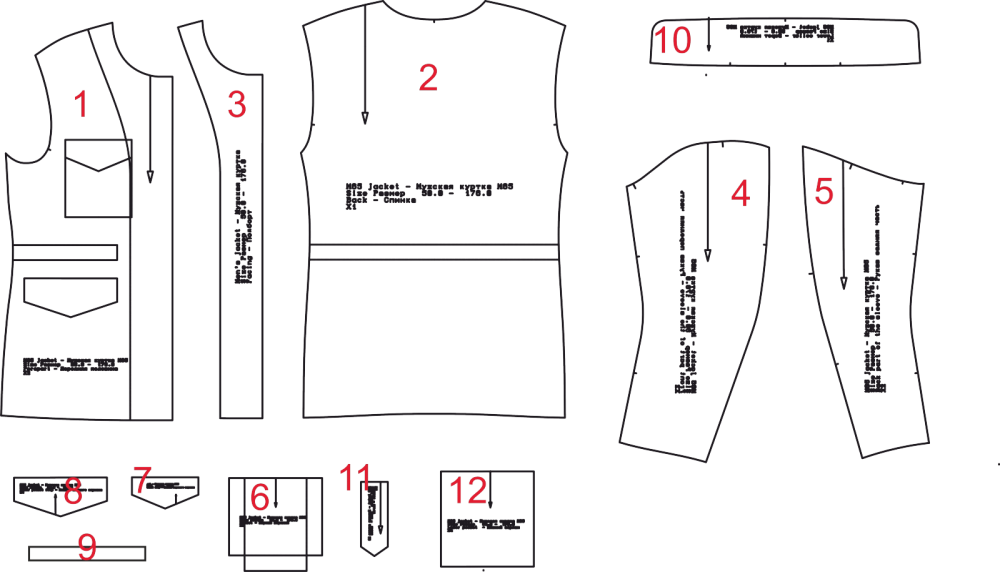 Выкройка куртки м65. Выкройка мужской куртки м65. Выкройка m65. Лекала куртки м 65.