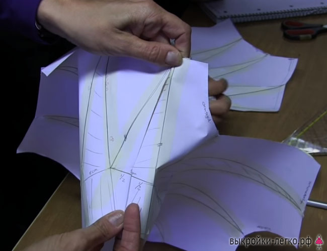 Драпировка в стиле оригами. Методика Шинго Сато, моделирование и пошив фото