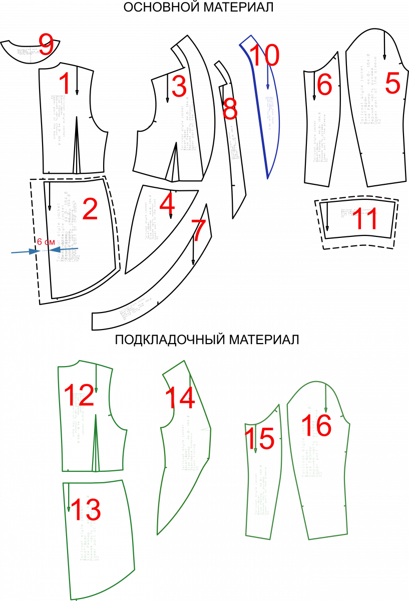 Эксклюзив. Жакет-фрак. Инструкция по пошиву и печати выкроек фото
