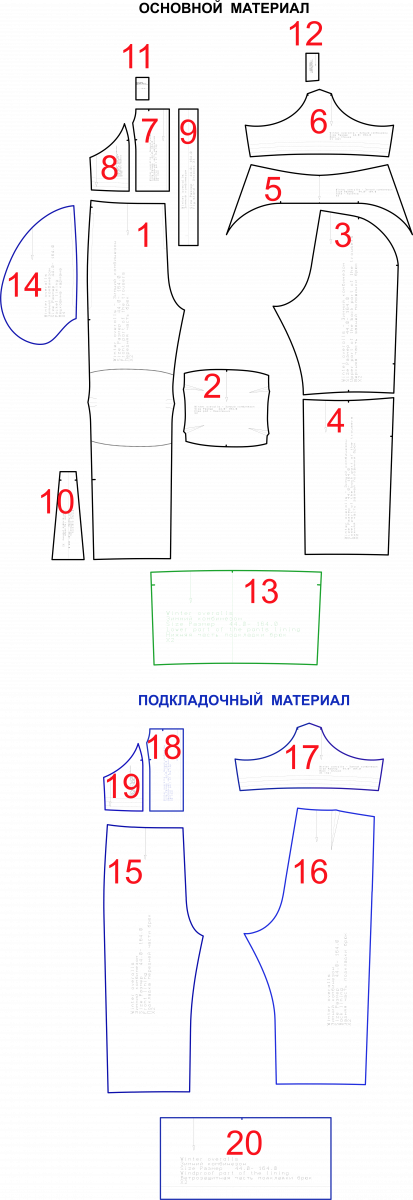 Зимний полукомбинезон. Инструкция по пошиву и печати выкроек фото