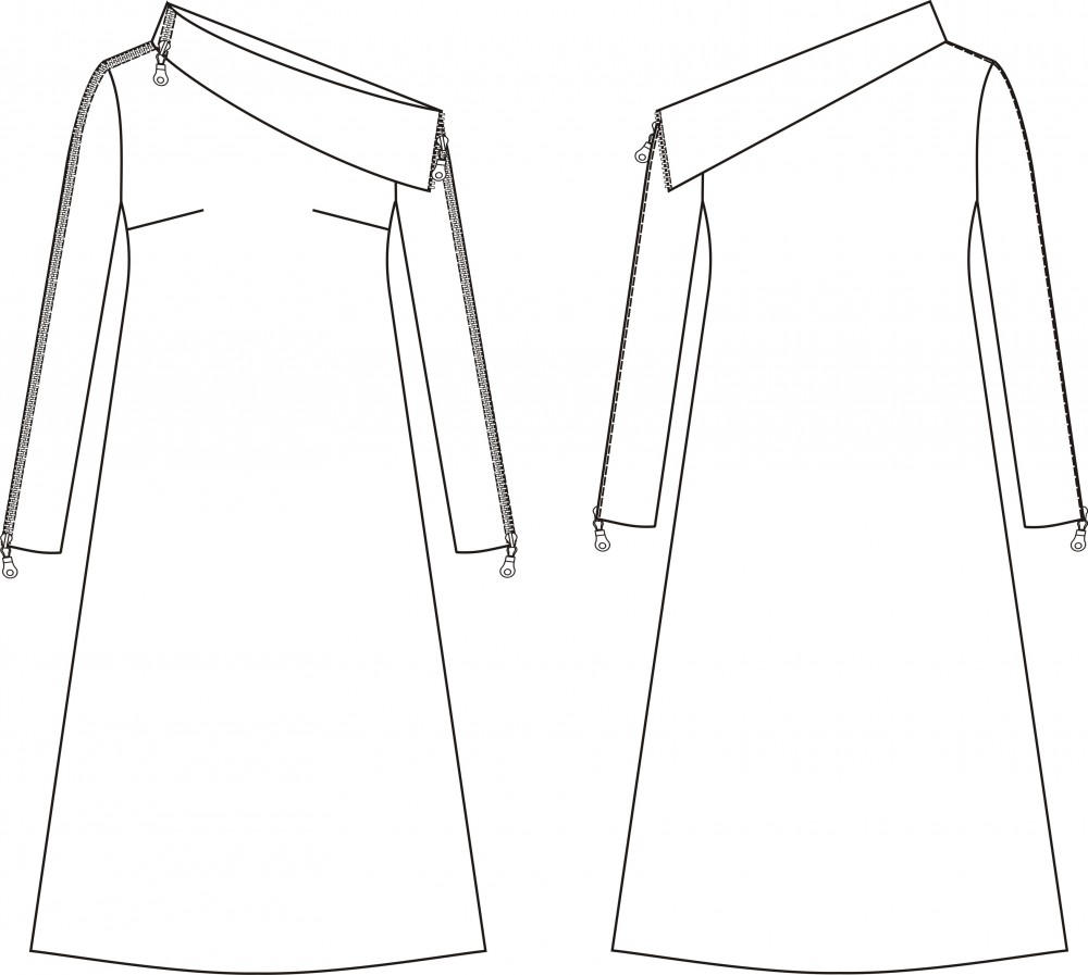 Платье «Интрига». Инструкция по пошиву и печати выкроек фото