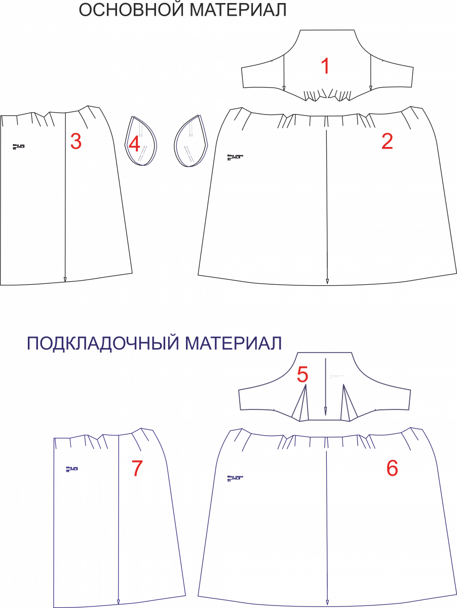 Блузка-разлетайка своими руками