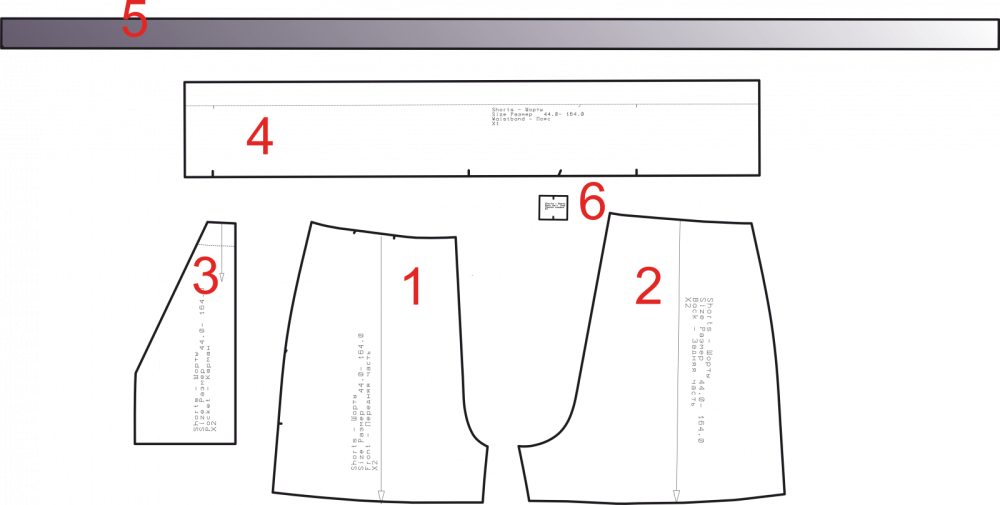 Летние шорты «Уикенд». Инструкция по пошиву и печати выкроек фото