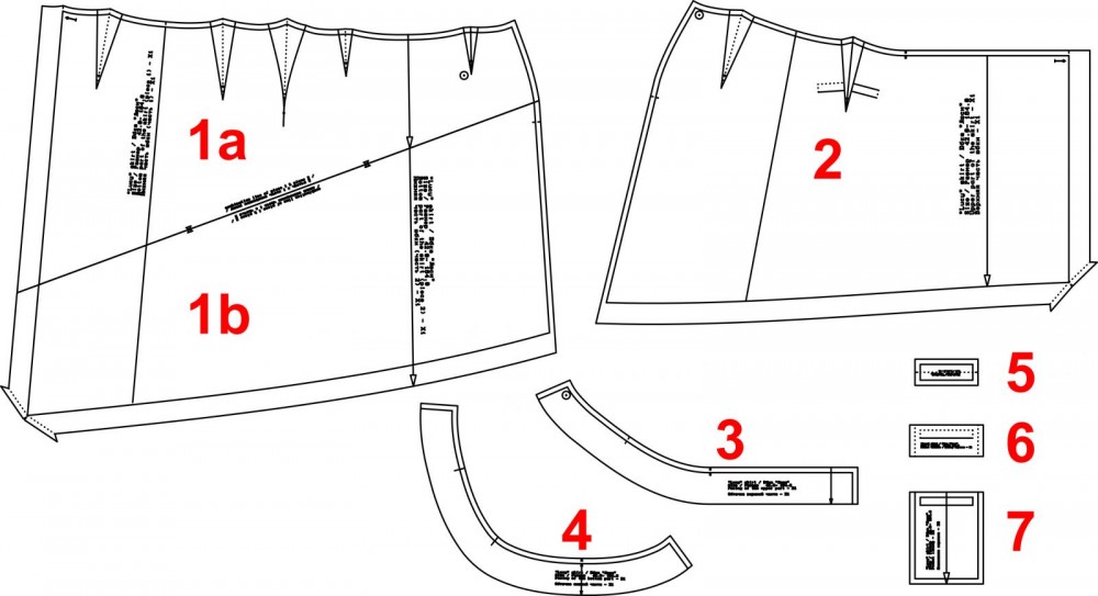 Выкройка юбки «Люси» фото