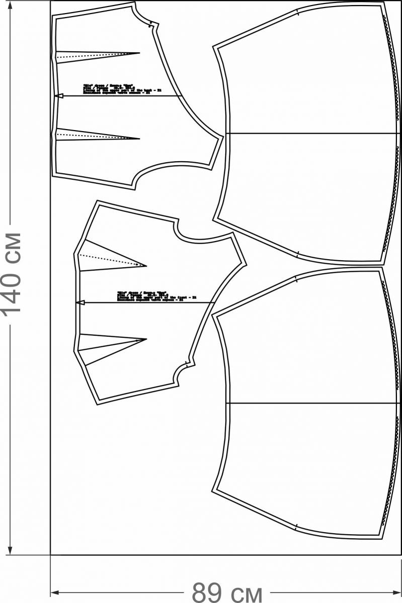 Платье «Мия». Инструкция по пошиву и печати выкроек фото