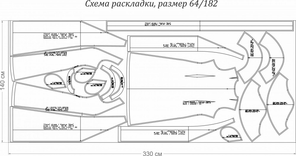 Выкройка платья с запахом «Яна» фото