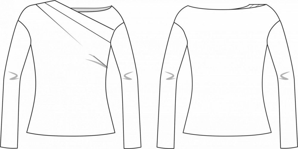 Пуловер "Максима". Инструкция по пошиву и печати выкроек фото