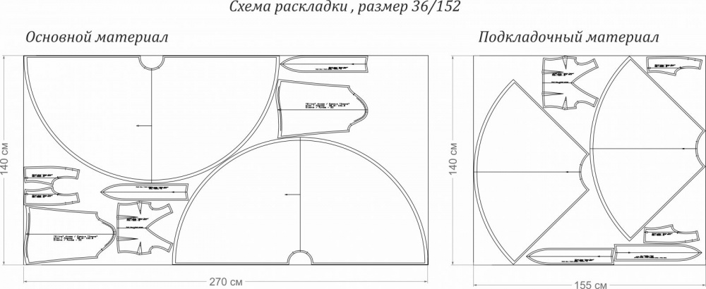 Выкройка платья «Элина» фото