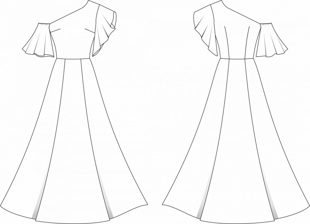 Вечернее платье «Лилу». Инструкция по пошиву фото