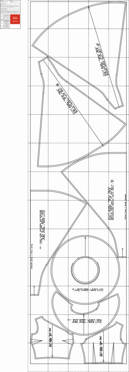 Выкройка платья «Лилу» фото