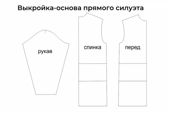Рубашка оверсайз. Построение выкройки фото