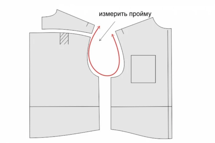 Рубашка оверсайз. Построение выкройки фото