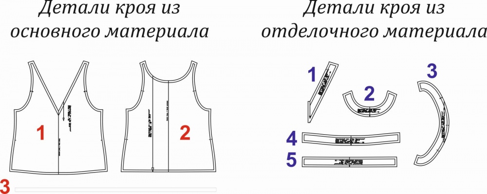 Выкройка топа «Донателла» фото