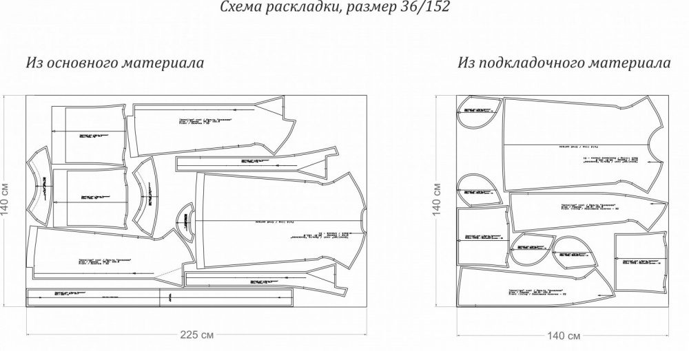 Выкройка стёганого пальто «Аннализа» фото