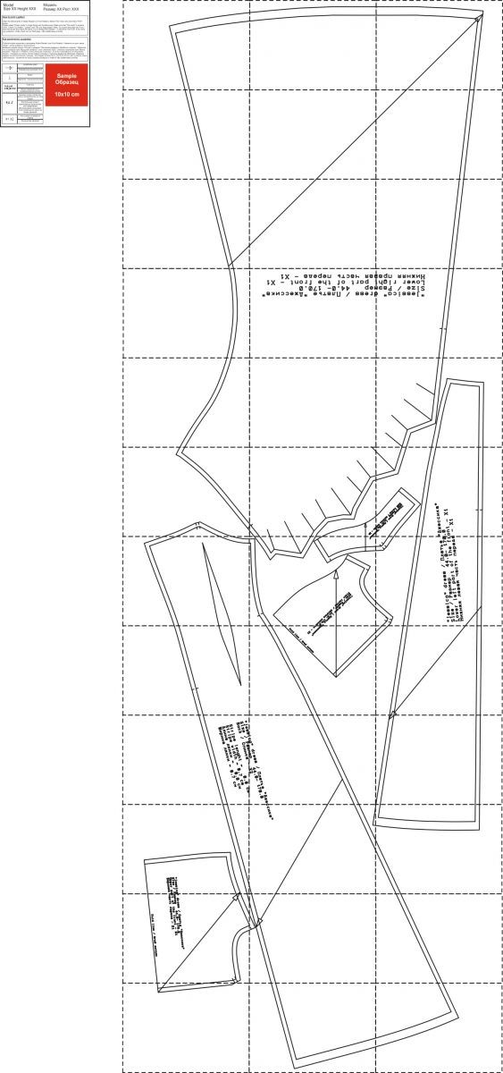Платье «Джессика». Инструкция по пошиву и печати выкроек фото