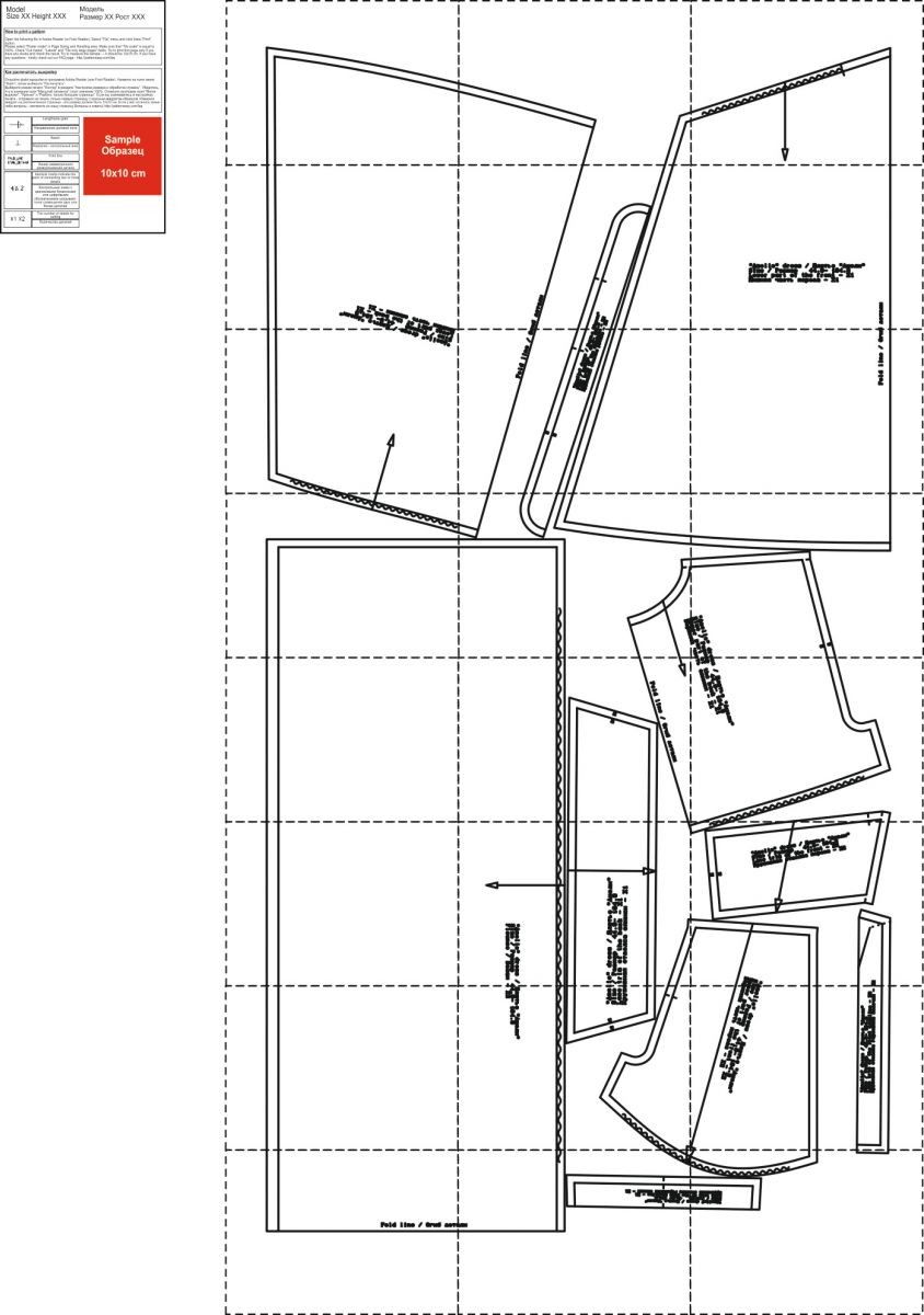 Платье «Амели». Инструкция по пошиву и печати выкроек фото