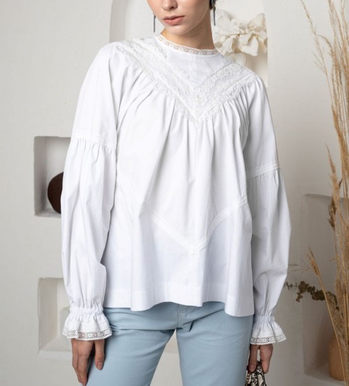Блуза "Ульяна". Инструкция по пошиву и печати выкроек фото