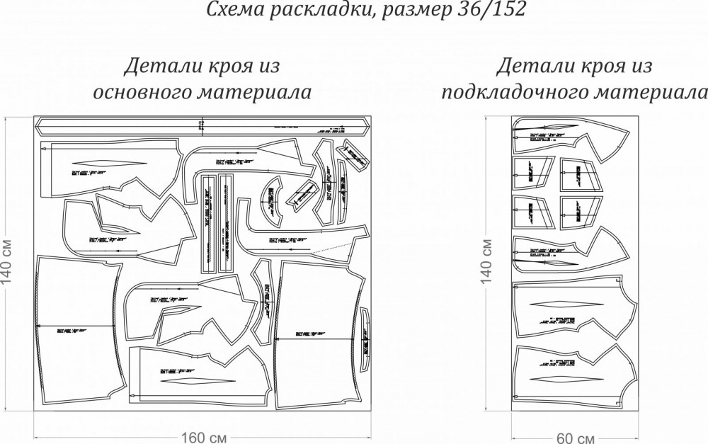 Выкройка жакета «Арина» фото