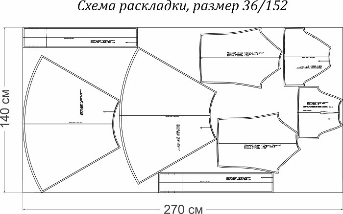 Выкройка платья «Рената» фото