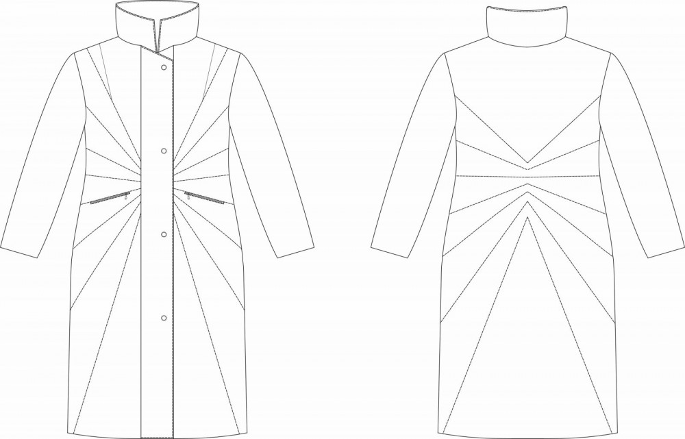 Мультивыкройка: жилет и куртка "Тринити" фото