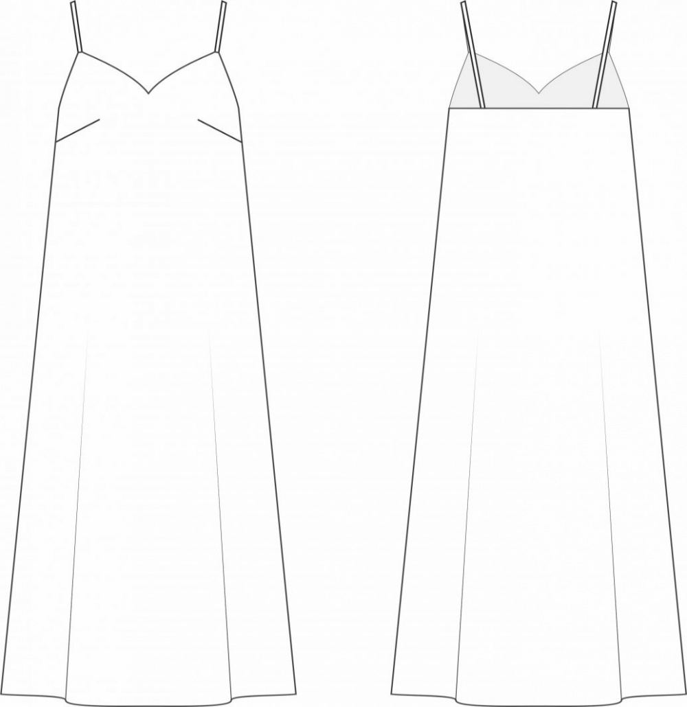 Как сшить кружевное платье-комбинацию